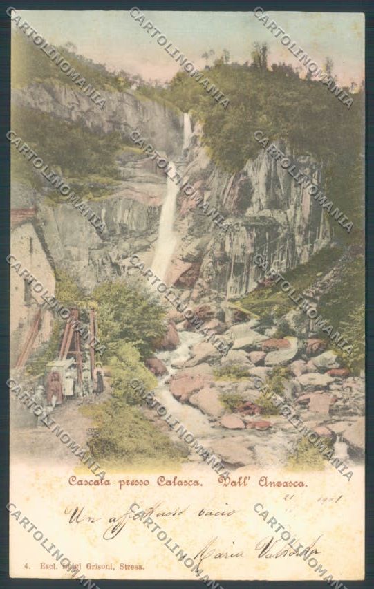 Verbania Calasca Castiglione cartolina ZQ8752 – fronte