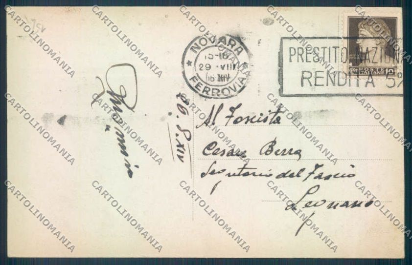 Verbania Villadossola cartolina ZQ8755 – retro