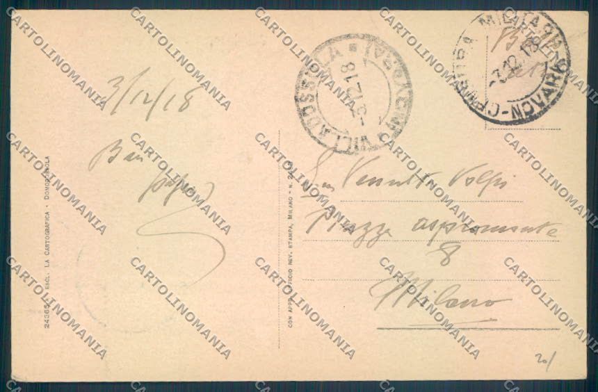 Verbania Villadossola cartolina ZQ8763 – retro