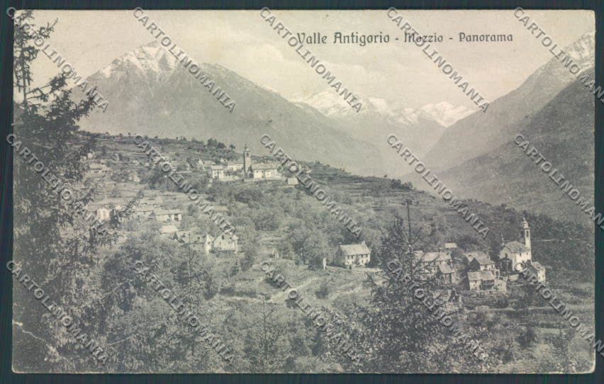 Verbania Crodo Mozzio PIEGA cartolina ZQ8823 – fronte