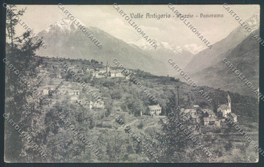 Verbania Crodo Mozzio STRAPPINO cartolina ZQ8828 – fronte