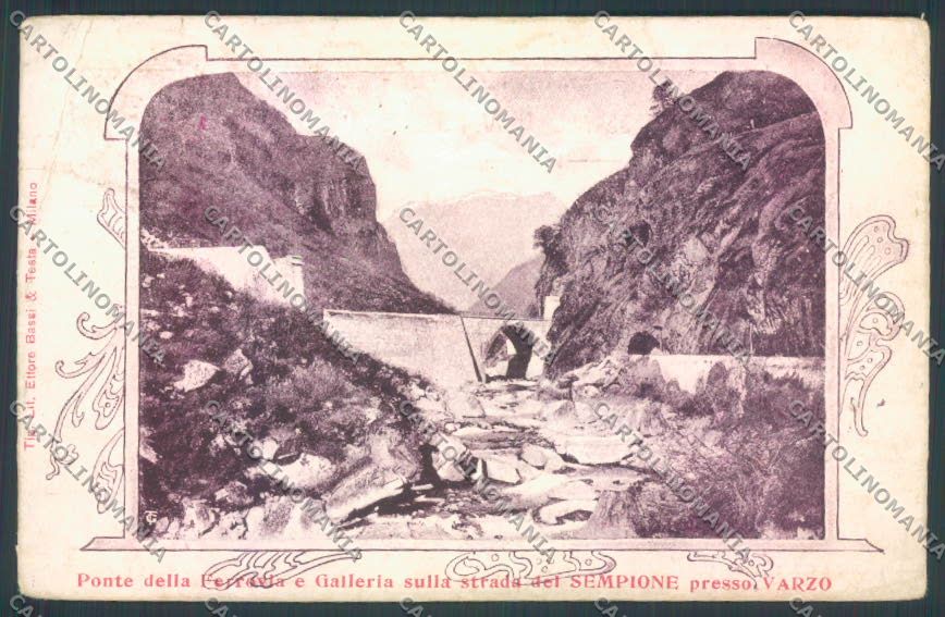 Verbania Varzo PIEGHINE cartolina ZQ8841 – fronte