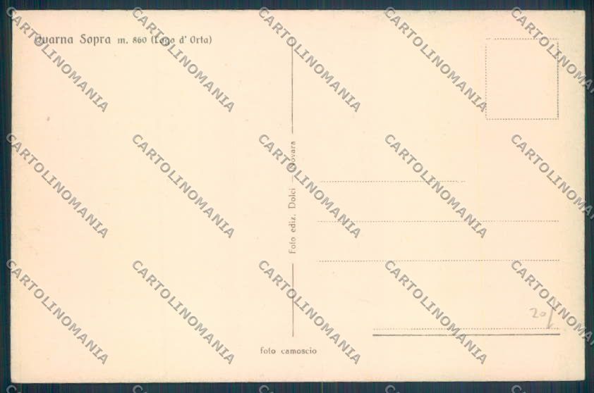 Verbania Quarna Sopra cartolina ZQ8868 – retro