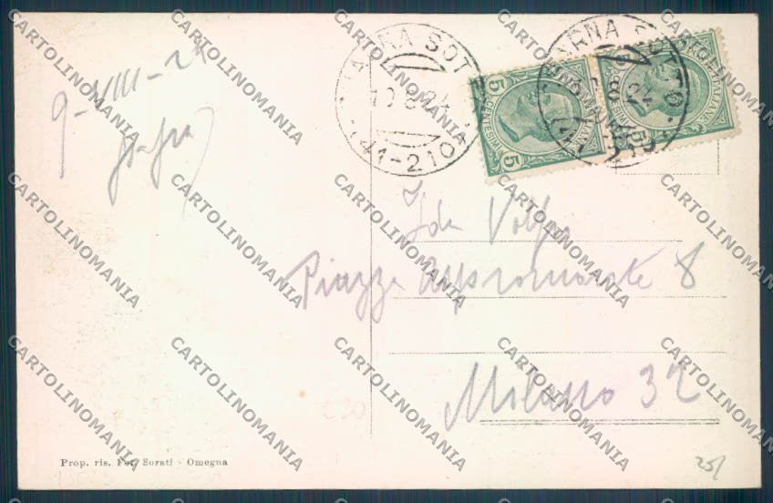 Verbania Quarna Sotto cartolina ZQ8873 – retro