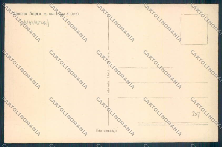 Verbania Quarna Sopra cartolina ZQ8874 – retro