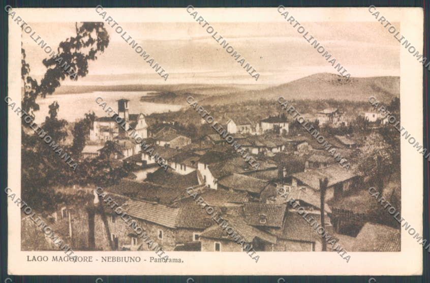 Novara Nebbiuno PIEGA cartolina ZQ8881 – fronte