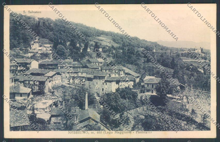 Novara Nebbiuno cartolina ZQ8885 – fronte