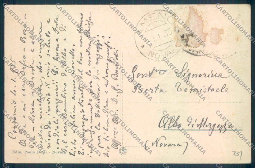 Novara Pella Alzo cartolina ZQ8897 – retro