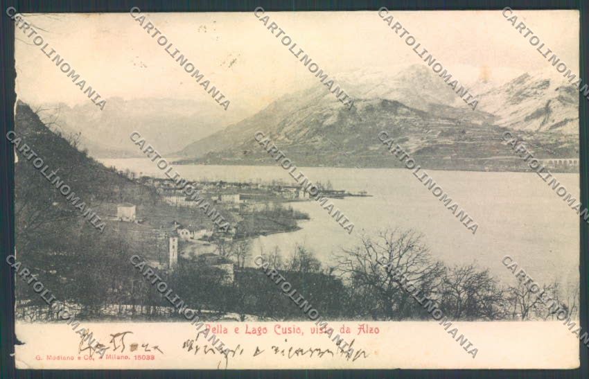 Novara Pella Alzo ABRASA cartolina ZQ8898 – fronte