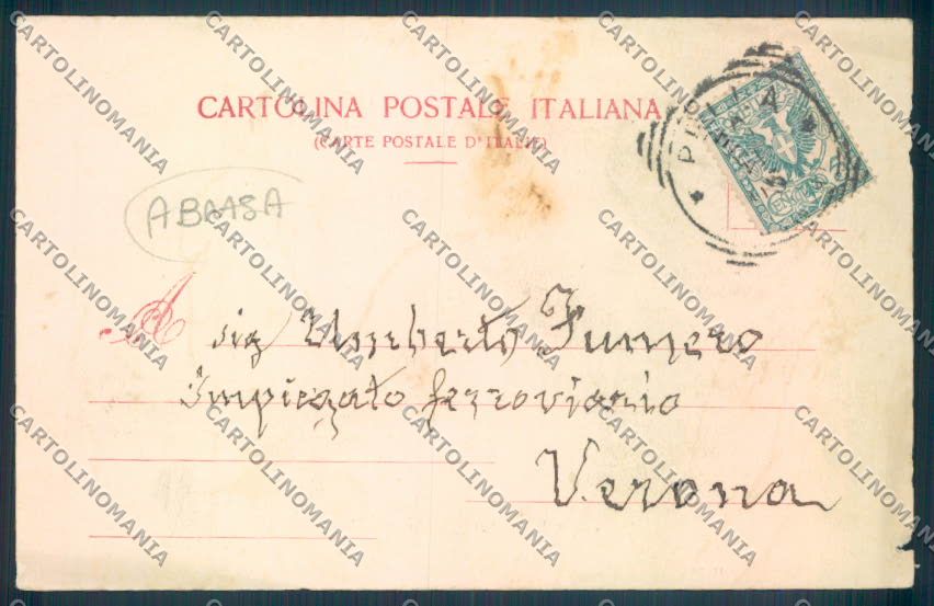 Novara Pella Alzo ABRASA cartolina ZQ8898 – retro