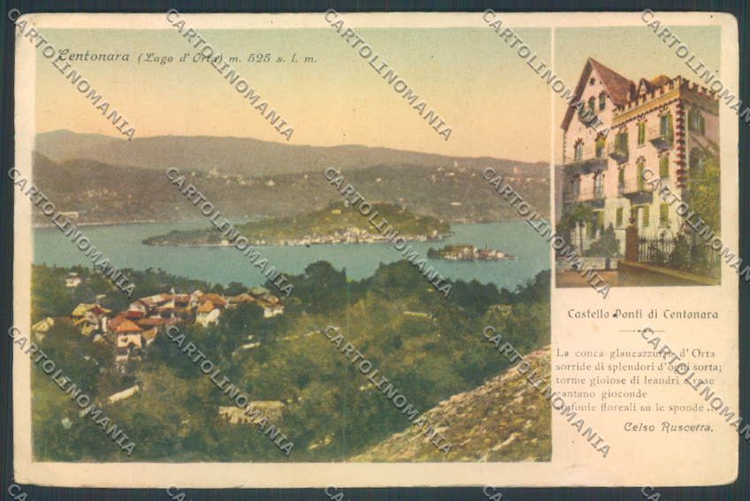 Verbania Madonna del Sasso Centonara cartolina ZQ8902 – fronte