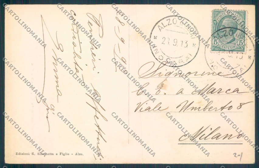 Verbania Madonna del Sasso Centonara cartolina ZQ8904 – retro