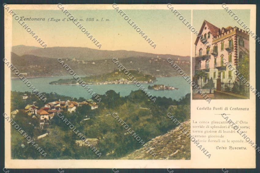 Verbania Madonna del Sasso Centonara cartolina ZQ8906 – fronte