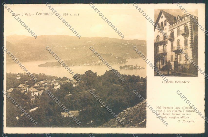 Verbania Madonna del Sasso Centonara cartolina ZQ8908 – fronte