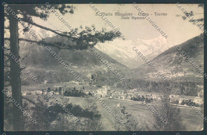 Verbania Santa Maria Maggiore Crana Toceno cartolina ZQ8915 – fronte