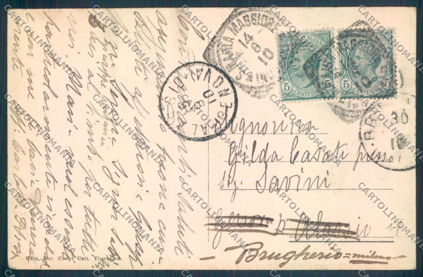 Verbania Santa Maria Maggiore Crana Toceno cartolina ZQ8915 – retro