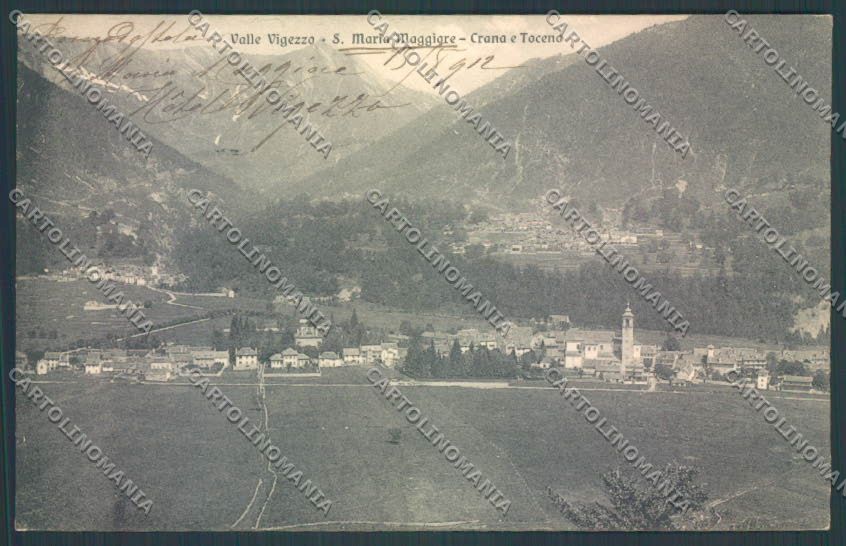 Verbania Santa Maria Maggiore Crana Toceno cartolina ZQ8916 – fronte