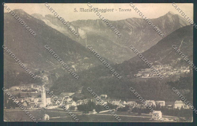 Verbania Santa Maria Maggiore Toceno cartolina ZQ8918 – fronte