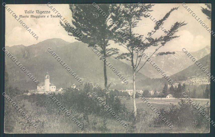 Verbania Santa Maria Maggiore Toceno PIEGA cartolina ZQ8919 – fronte