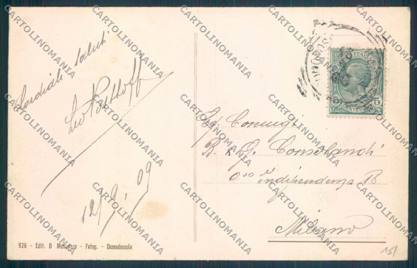 Verbania Toceno cartolina ZQ8920 – retro