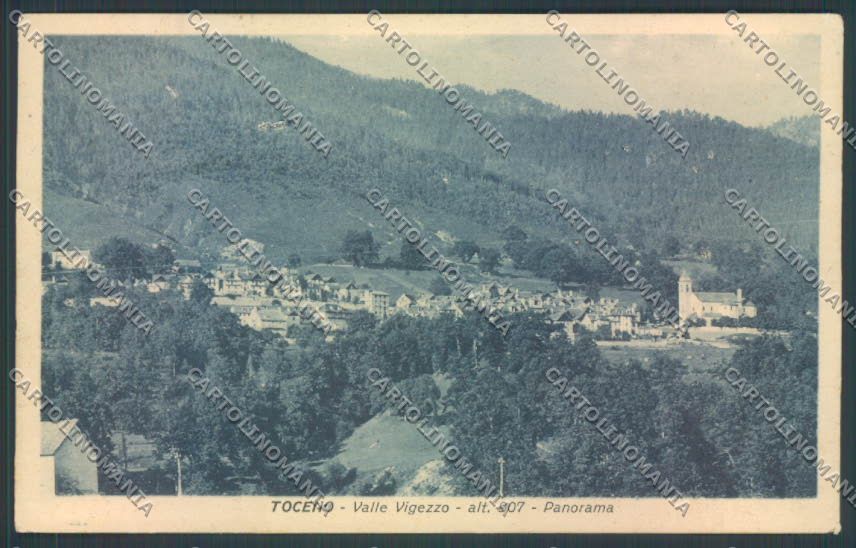 Verbania Toceno SCOLLATA cartolina ZQ8922 – fronte