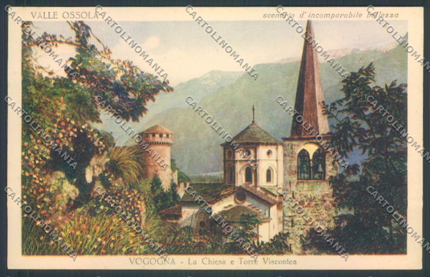 Verbania Vogogna cartolina ZQ8934 – fronte