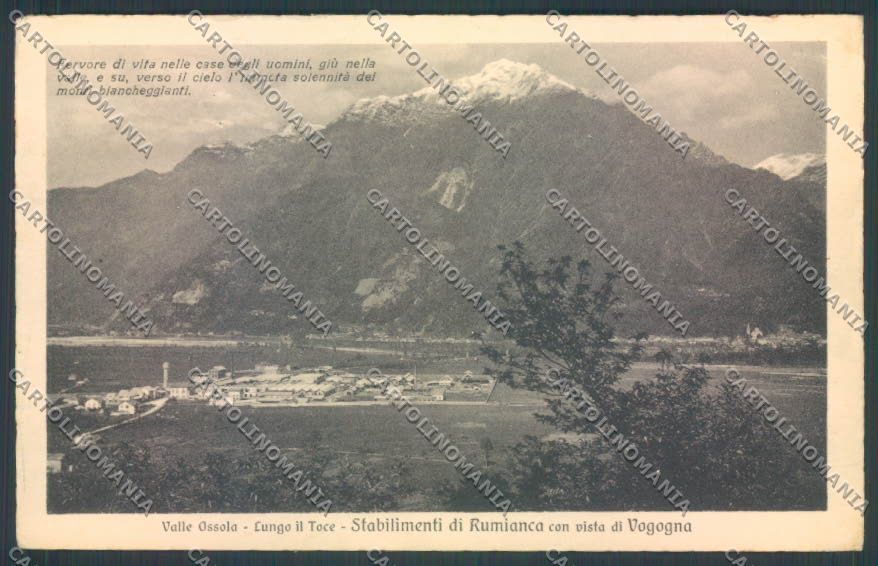 Verbania Vogogna cartolina ZQ8941 – fronte