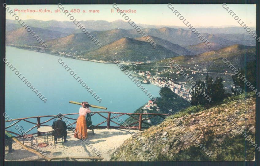 Genova Portofino Kulm cartolina ZQ8952 – fronte