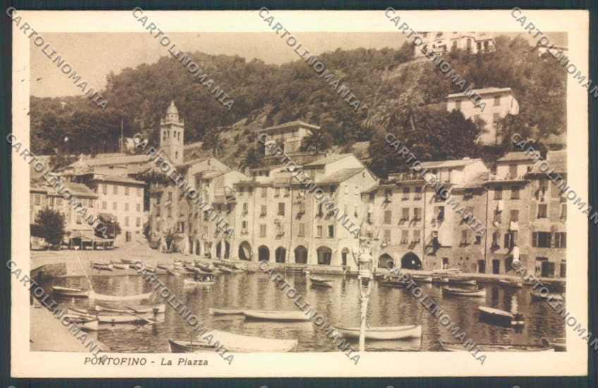 Genova Portofino Barca cartolina ZQ8965 – fronte