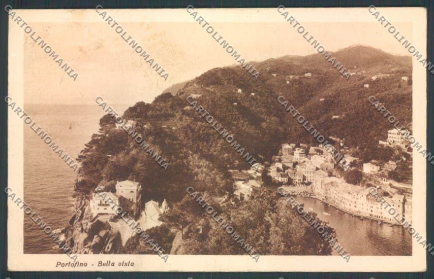 Genova Portofino PIEGA cartolina ZQ8979 – fronte