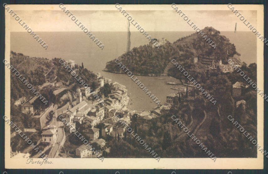 Genova Portofino PIEGHINA cartolina ZQ8981 – fronte