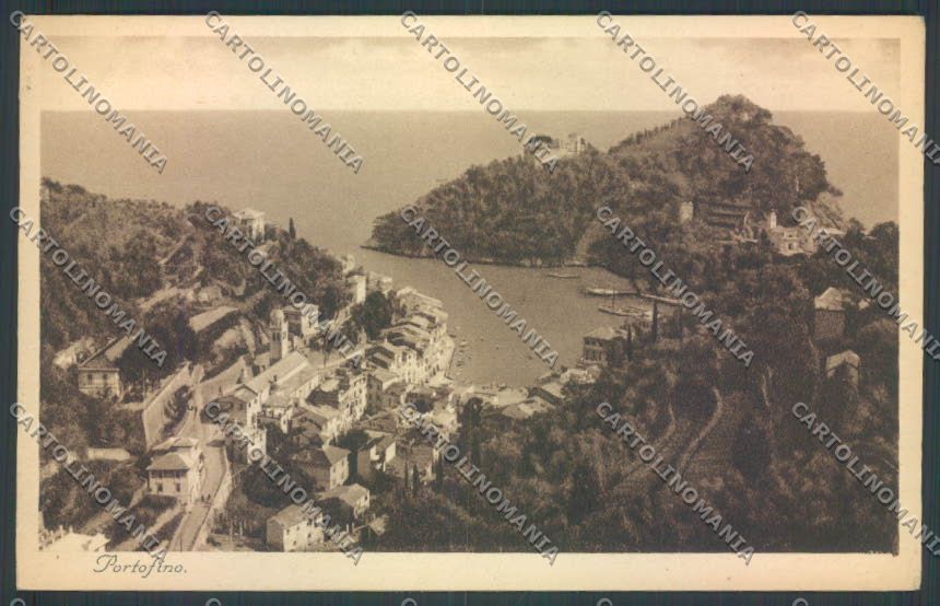 Genova Portofino cartolina ZQ8982 – fronte