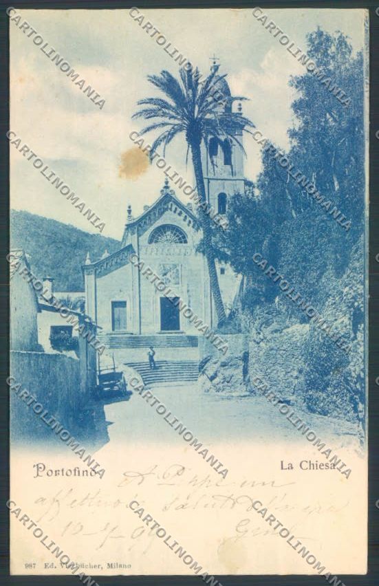 Genova Portofino cartolina ZQ8985 – fronte