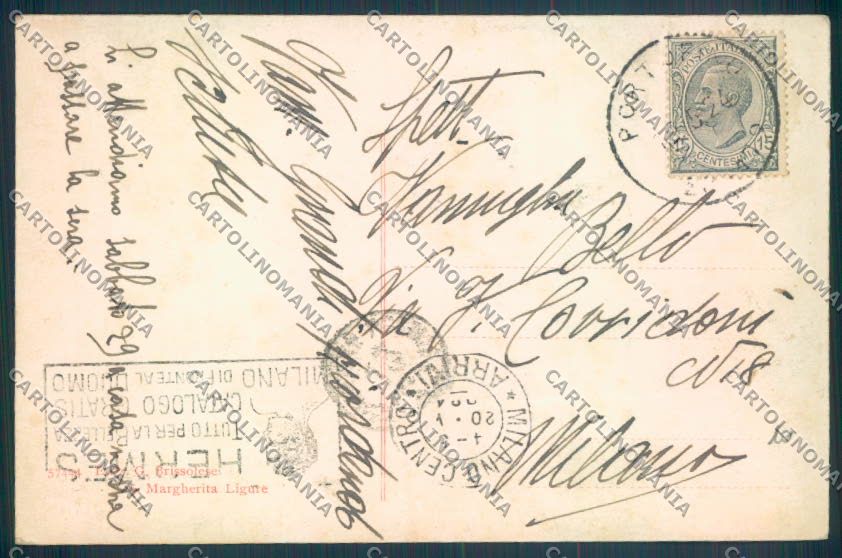 Genova Portofino cartolina ZQ8987 – retro