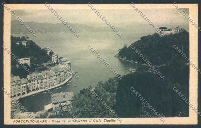 Genova Portofino cartolina ZQ8992 – fronte