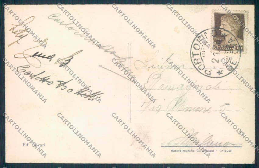 Genova Portofino cartolina ZQ8994 – retro