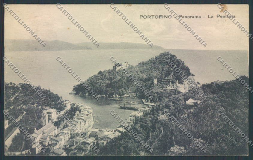 Genova Portofino cartolina ZQ8997 – fronte