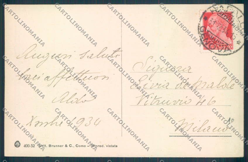 Genova Portofino cartolina ZQ8998 – retro