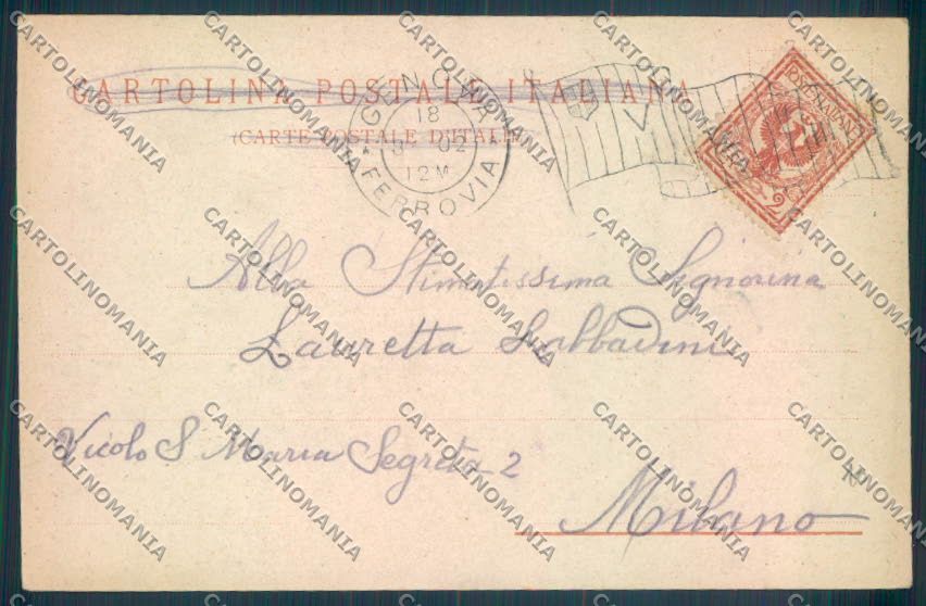 Genova Portofino cartolina ZQ9000 – retro