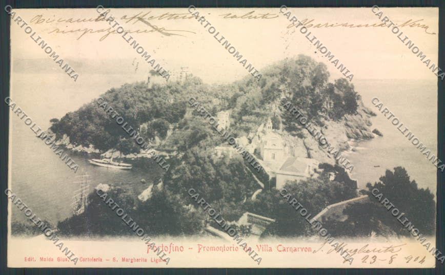 Genova Portofino Battello cartolina ZQ9002 – fronte