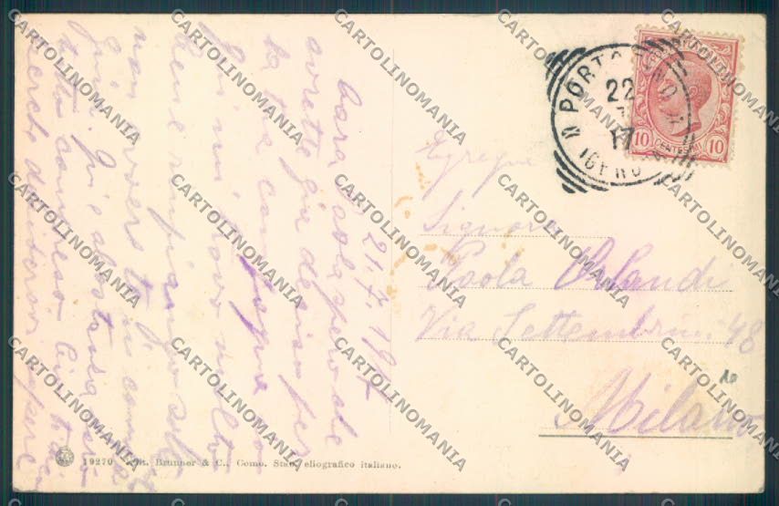Genova Portofino cartolina ZQ9011 – retro