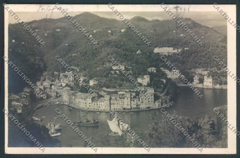 Genova Portofino Battello Foto cartolina ZQ9030 – fronte