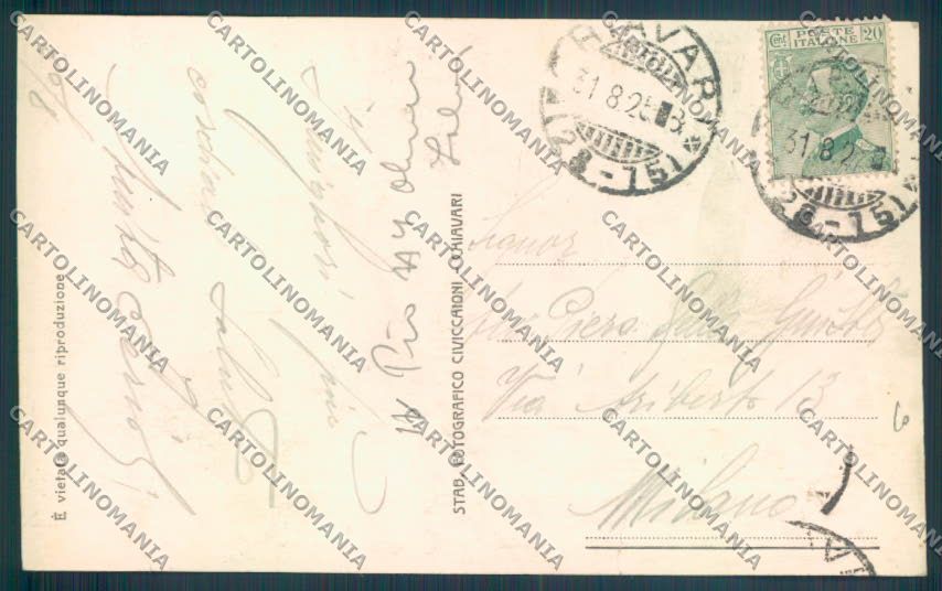 Genova Portofino Foto cartolina ZQ9036 – retro