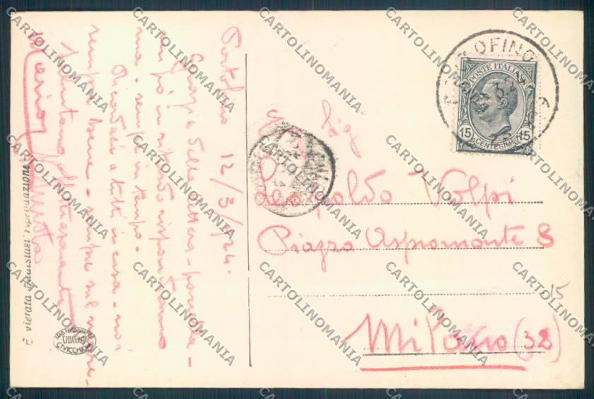 Genova Portofino Foto cartolina ZQ9056 – retro