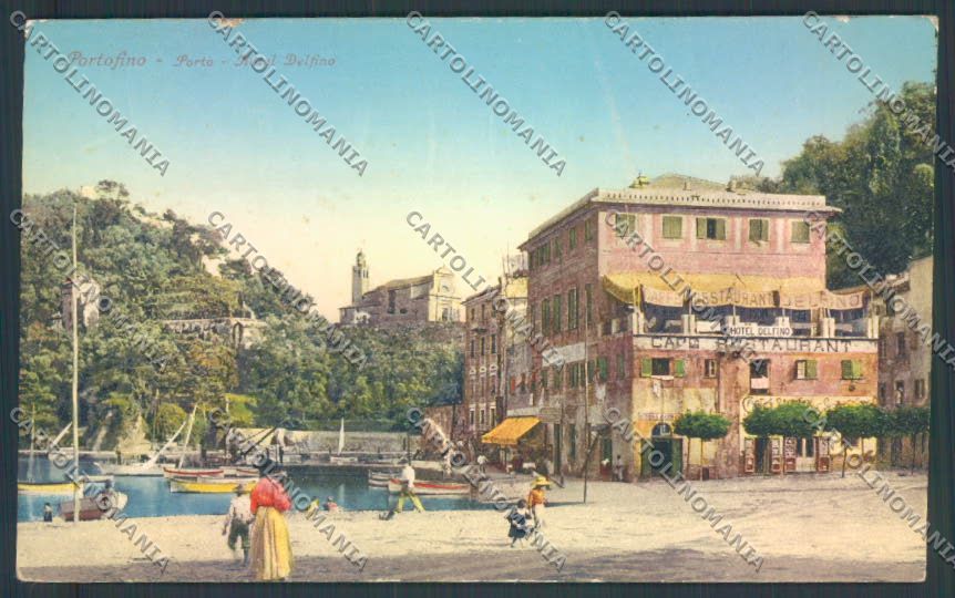 Genova Portofino cartolina ZQ9070 – fronte
