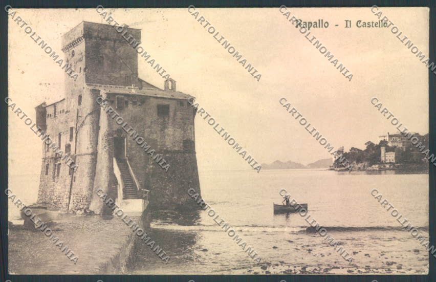 Genova Rapallo Barca cartolina ZQ9078 – fronte