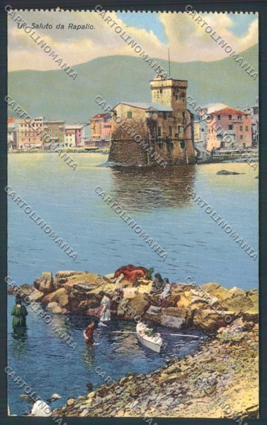 Genova Rapallo cartolina ZQ9084 – fronte