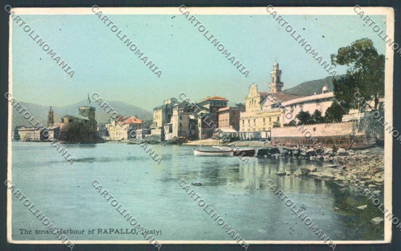 Genova Rapallo PIEGA cartolina ZQ9085 – fronte