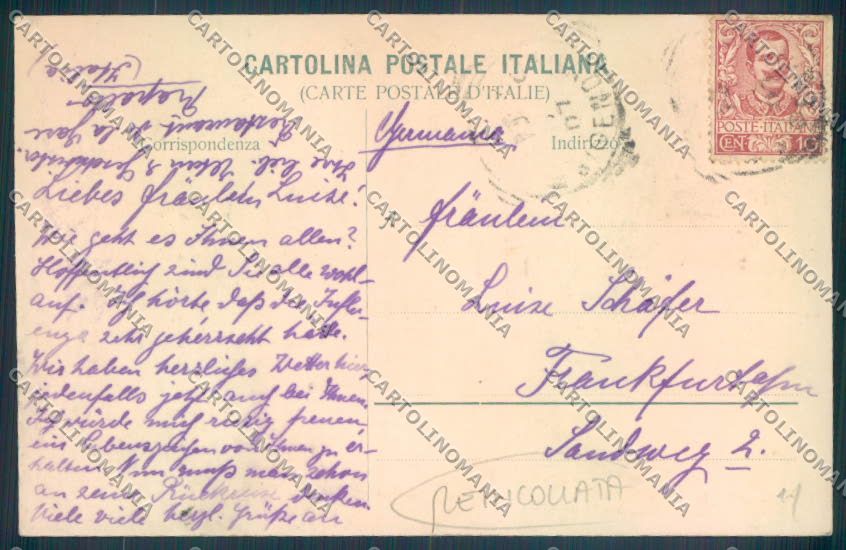 Genova Rapallo REINCOLLATA cartolina ZQ9092 – retro