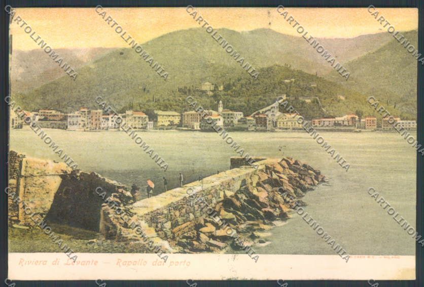 Genova Rapallo cartolina ZQ9096 – fronte